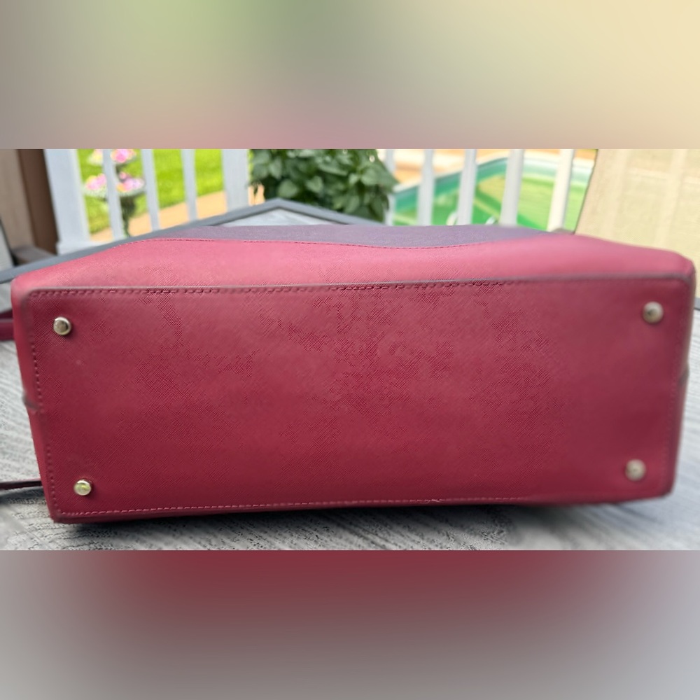 Kate Spade Purple and Red Satchel - Picture 7 of 16